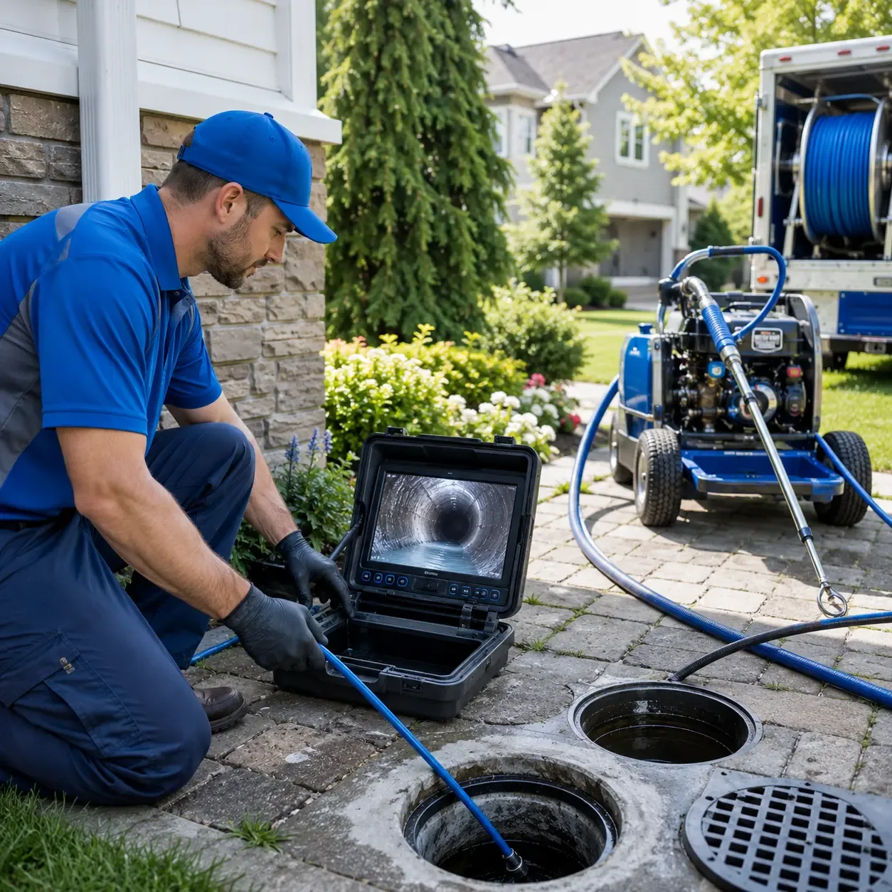 Outdoor drain cleaning professionals serving Marlborough, NH